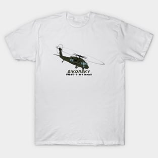 Sikorsky UH-60 Black Hawk Airplane T-Shirt